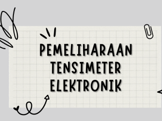 Pemeliharaan Tensimeter Elektronik