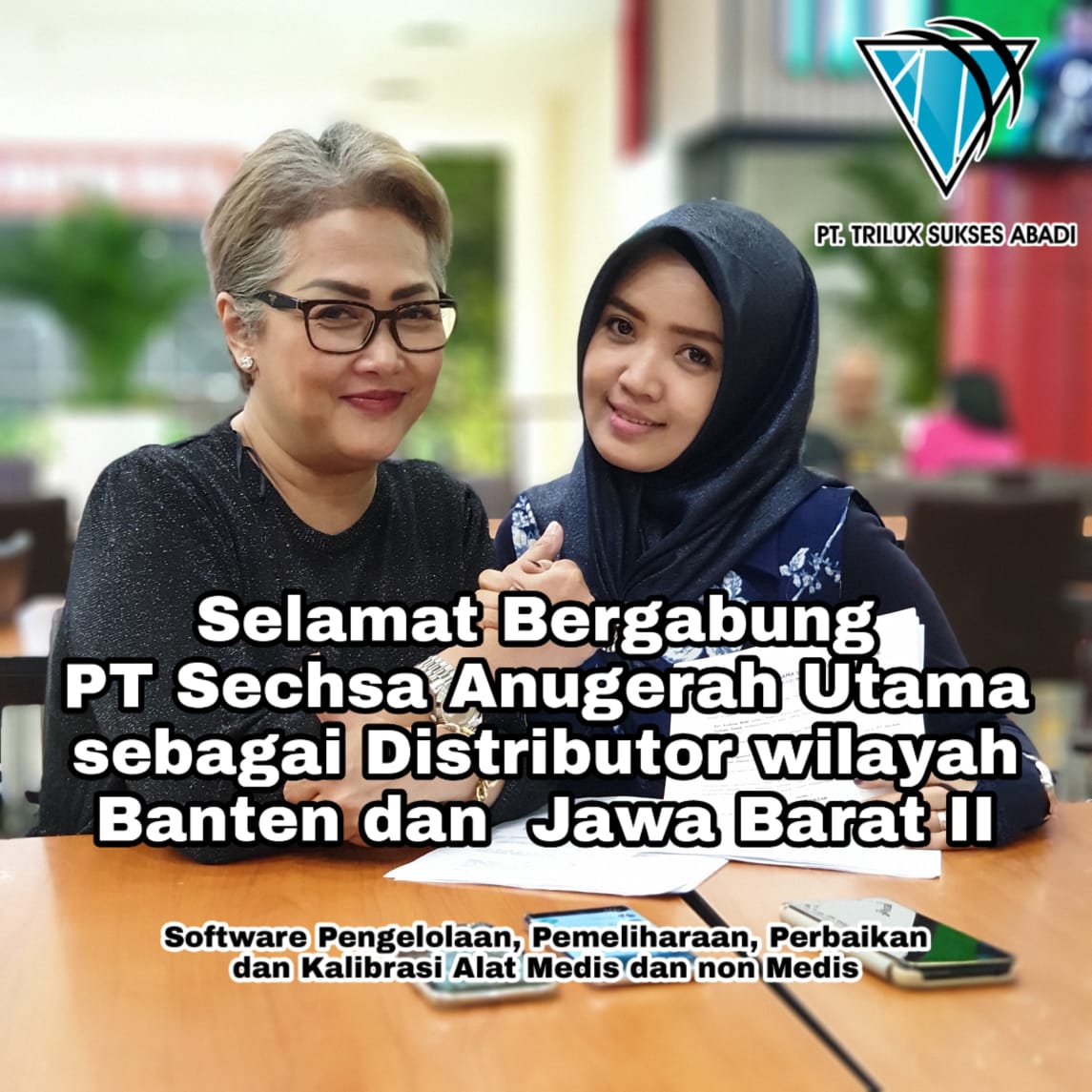 Selamat Bergabung PT. Sechsa Anugerah Utama sebagai Distributor kami di wilayah Banten dan Jawa Barat II